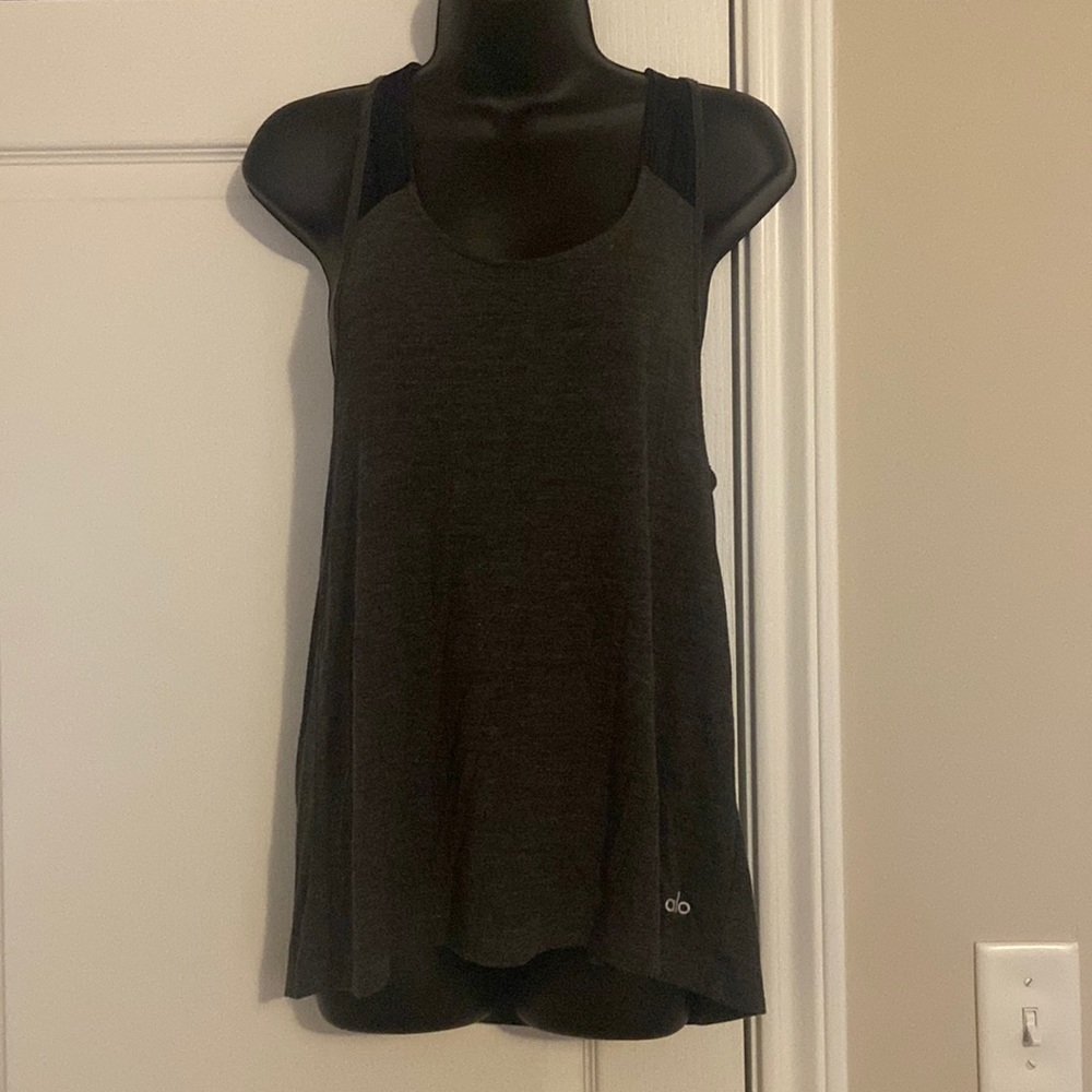 ALO Tunic Tank with Mesh Detail